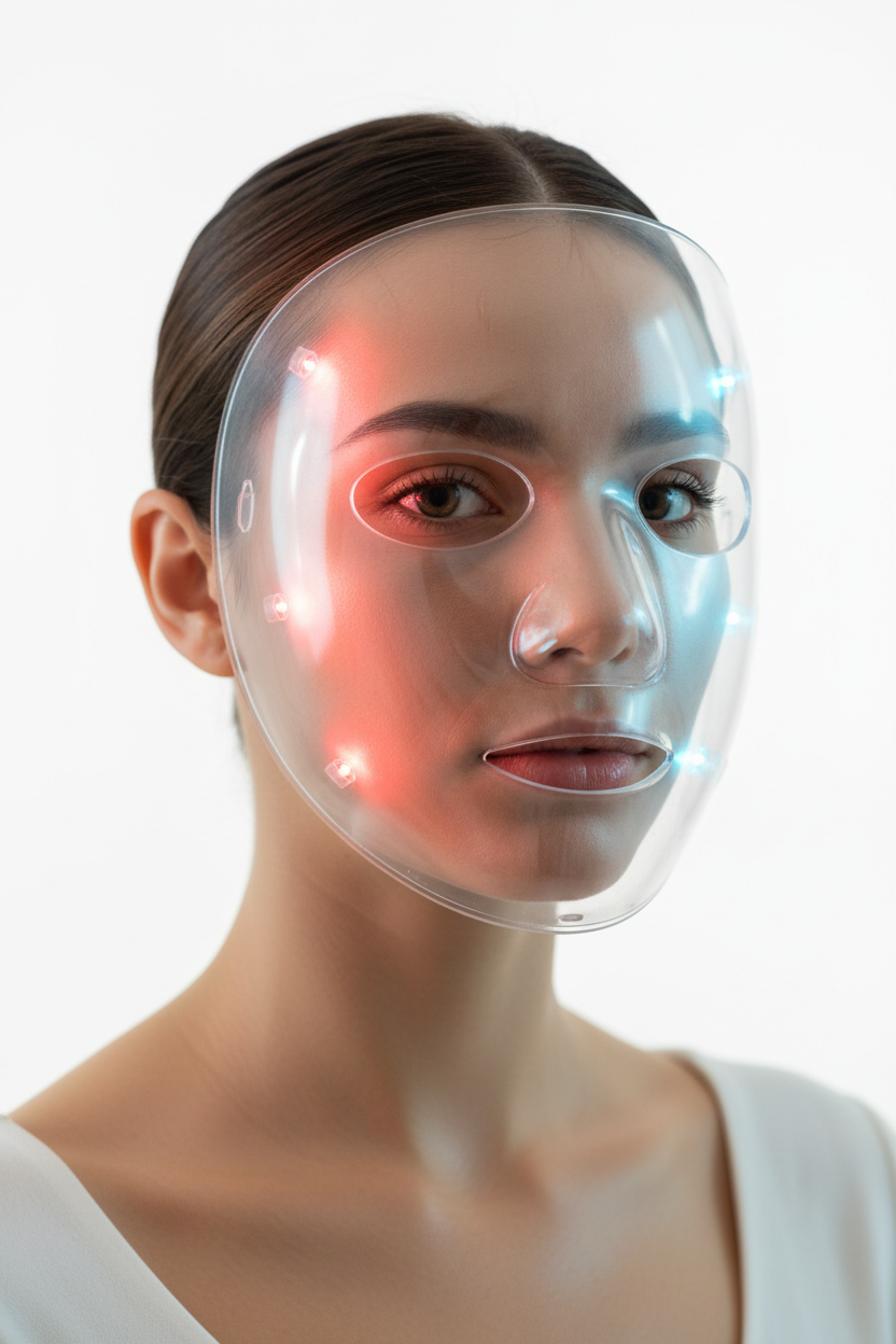 Masque LED Visage - Anti-Âge & Anti-Acné Professionnel
