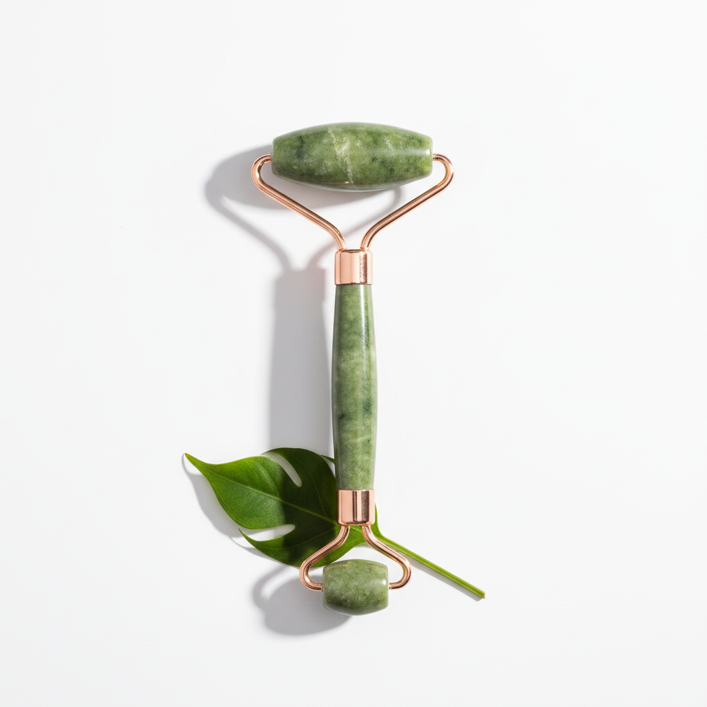 Rouleau Jade Visage - Anti-Âge & Éclat Naturel