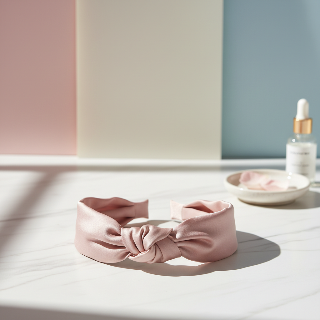 Bandeau Soin en Soie - Routine Beauté Douce