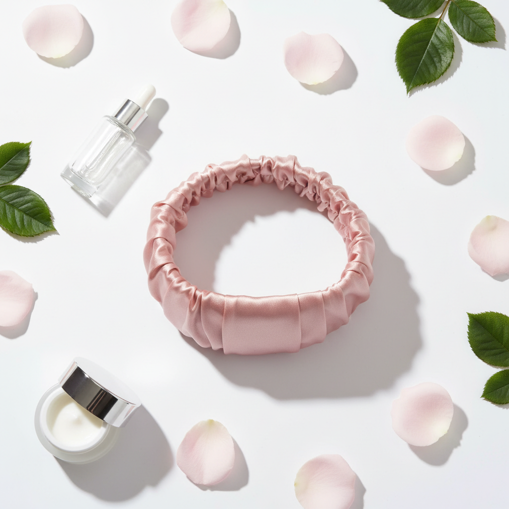 Bandeau Soin en Soie - Routine Beauté Douce